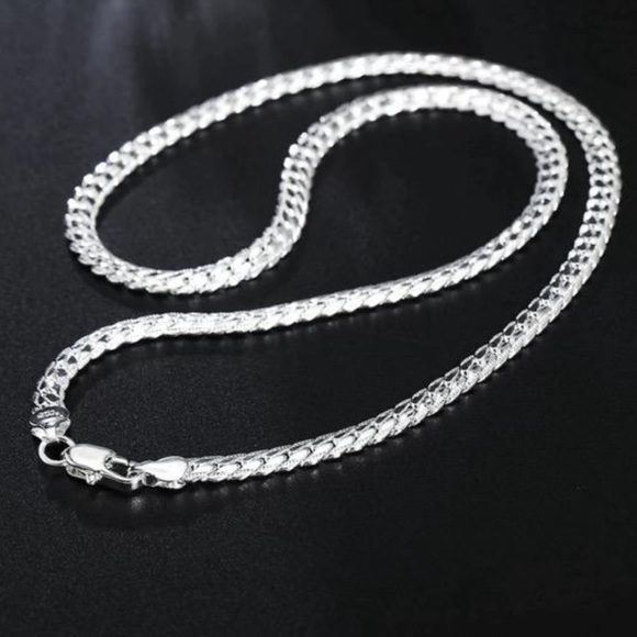 “18” NEW 925 STERLING SILVER SNAKE CHAIN NECKLACE, NICE NECKLACE, CUTE NECKLACE - Picture 4 of 5